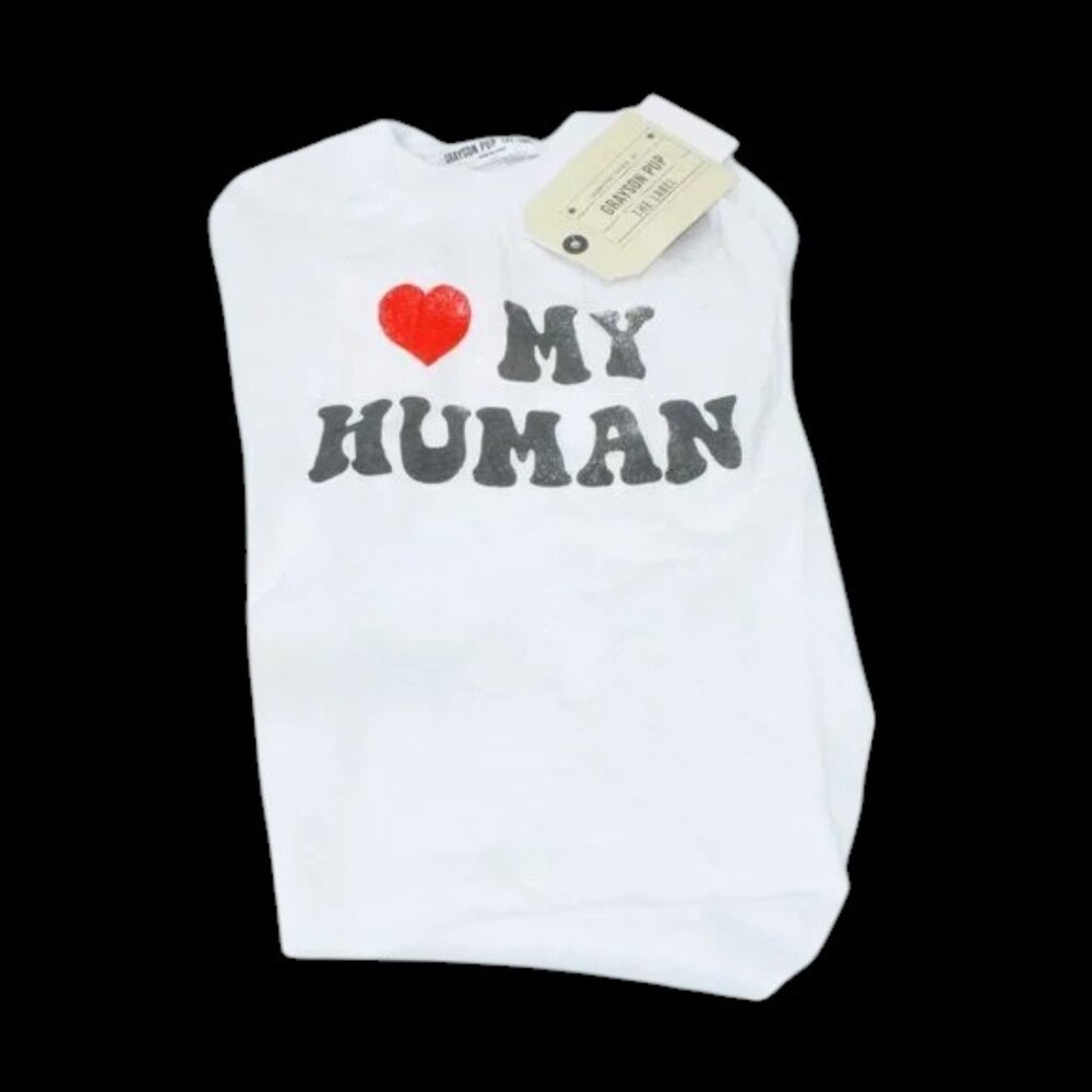NWT Dog or Cat Tee "I love my Human" Size Small